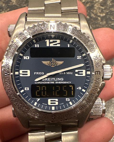 breitling emergency blue|breitling emergency instructions.